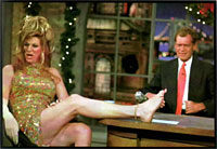 Howard Stern in Drag on David Letterman