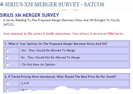 merger survey