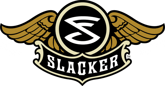 slacker logo white