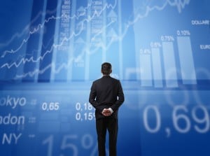 man-chart-research-market